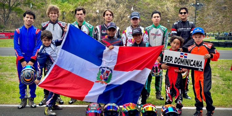 Selección dominicana de kartismo buscará brillar en el Latinoamericano de Costa Rica